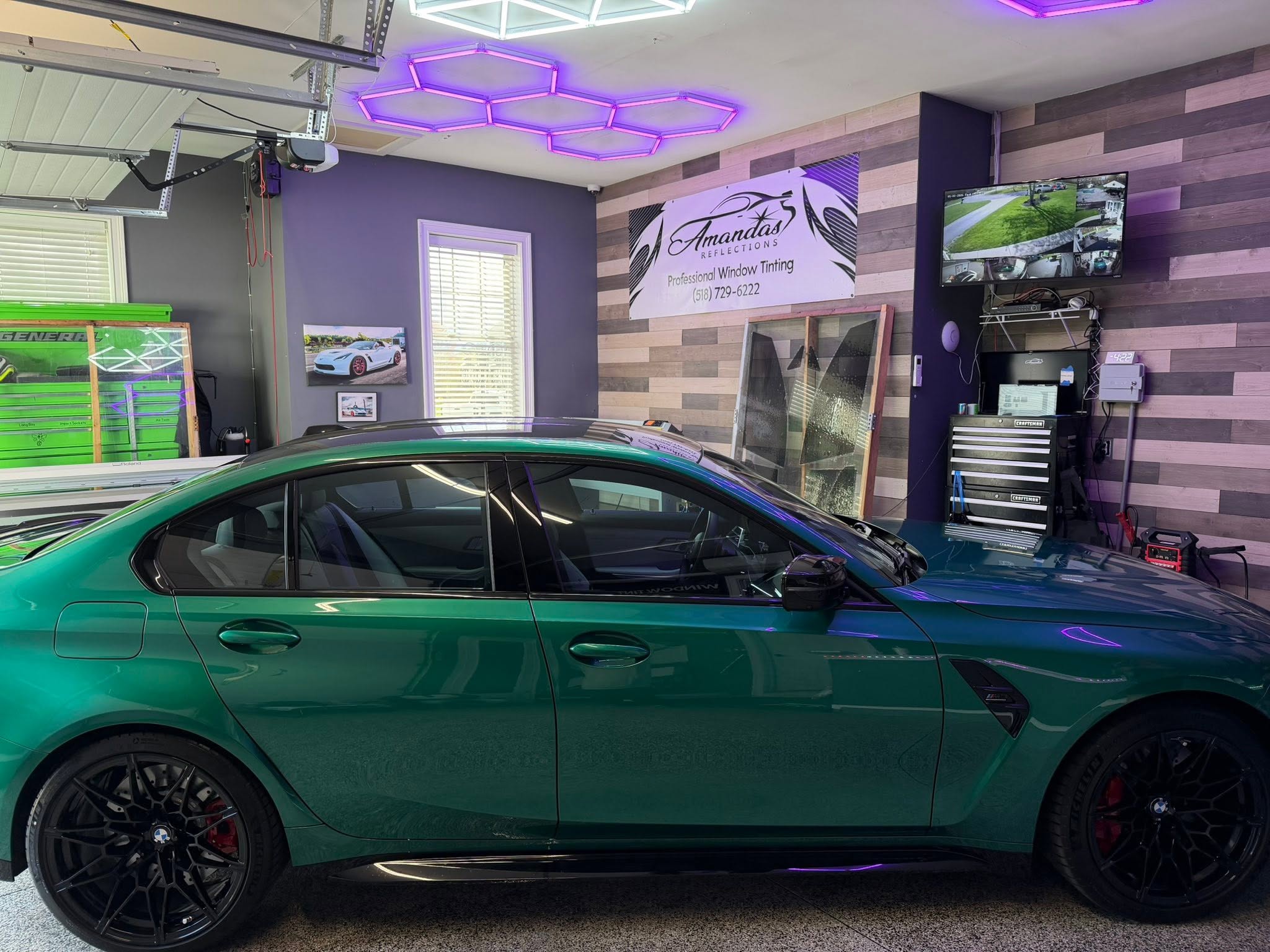 BMW with professional automotive window tint